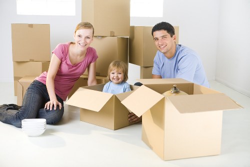 Removal van supporting a home move in Northsheen