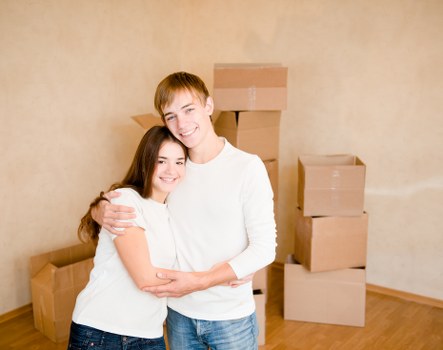 Removal team preparing a Northsheen house move