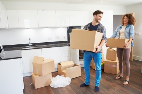 Spacious furniture storage area in Northsheen for home belongings