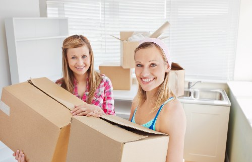 Moving furniture carefully during flat removals in Northsheen
